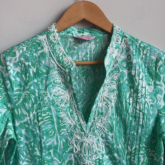 Lilly Pulitzer Sarasota Tunic Bungle In The Jungle Size Medium - Picture 6 of 6